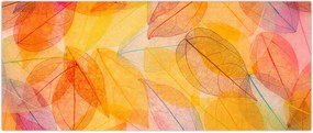 Tablou - Fundal frunze de toamnă (120x50 cm)