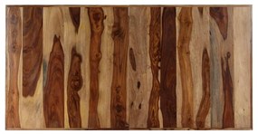 Masa de bucatarie, 140 x 70 x 75 cm, lemn masiv de sheesham 1, Maro, 140 cm