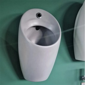 Pisoar cu alimentare ascunsa Inter Ceramic si actionare electronica gri mat