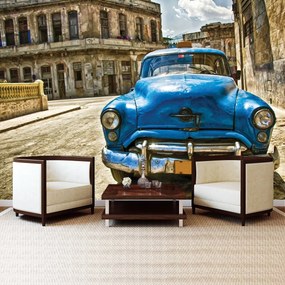 Fototapet - Mașina Vintage Cubaneză (152,5x104 cm)