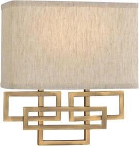 Hinkley HK-LANZA2-BR - Aplică de perete LANZA, 2xE14/40W/230V, finisaj bronz