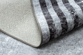 MIRO 51325.805 covor lavabil Geometric, linii anti-alunecare - gri - SECUNDAR-COTATI PRODUSUL