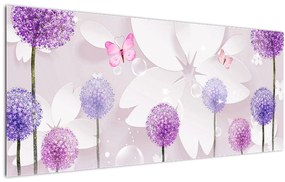 Tablou - Pe râul florilor (120x50 cm)