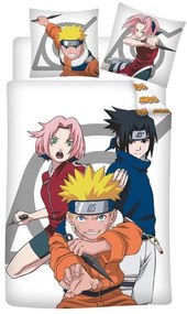 Naruto Ninja husă pentru pat 140×200cm, 65×65 cm