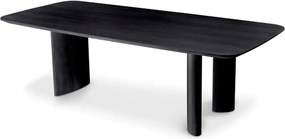 Masa dining moderna design LUX Harmonie S negru 241x109cm