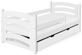 OFERTA Pat pentru copii Mela 80 x 160 cm, alb II. calitate