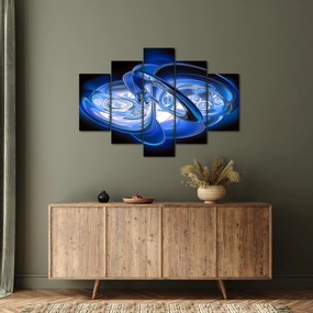 Tabloul abstract albastru (150x105 cm)