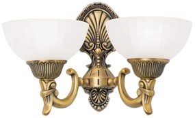 Lampă de perete Orion WA 2-1201/2 ROCCA 2xE27/60W/230V bronz/alb
