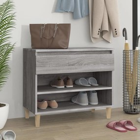 vidaXL Pantofar, gri sonoma, 70x36x60 cm, lemn prelucrat