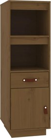 vidaXL Dulap înalt, maro miere, 34x40x108,5 cm, lemn masiv de pin