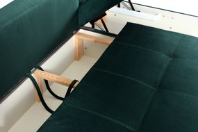 Canapea trei locuri Mike (verde) D. 1025891