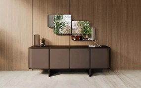 Oglindă lemn masiv decorativă Nova 152 × 80 cm