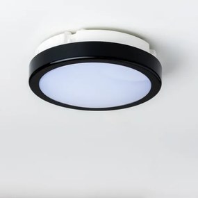 Plafonieră LED pentru baie Brilagi PERA LED/12W/230V d. 18 cm IP65 negru