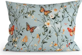 Husa pentru perna din microfibra MONARCH WINGS 70x90 cm, albastru deschis