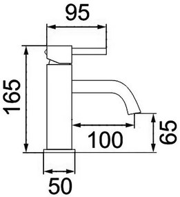 Baterie pentru baie Calani NEXOS Black