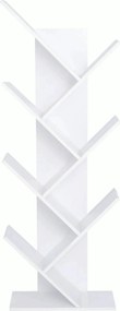 Biblioteca BAKI NEW TYP 2, alb, DTD laminat, 40x20x115 cm