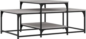 vidaXL Măsuță de cafea, gri sonoma, 102x60x45 cm, lemn compozit