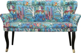 Set canapea cocktail Relax Homs textil albastru