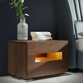 Masuta/ Noptiera eleganta design modern cu iluminat LED AC 7065-MB1709NS