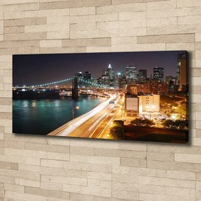 Tablou canvas New york, pe timp de noapte