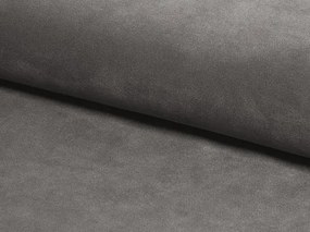 Canapea fixa Elsa velvet gri Blu14/wenge
