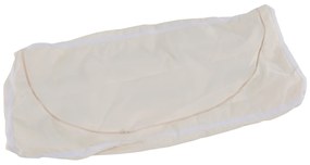 Cutie/banc de depozitare pentru grădină,negru/natural/crem, BEMUS