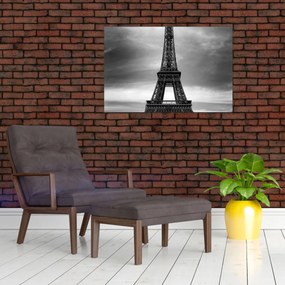 Tablou - Mașină roz în Paris (90x60 cm)