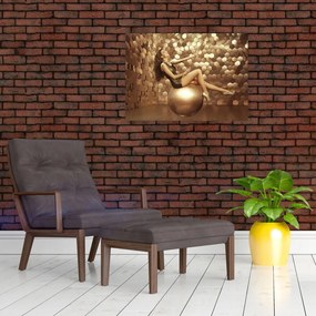 Tablou - Femeia în încăperea de aur (70x50 cm)