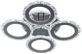 Lustră LED RGB aplicată dimabilă LED/55W/230V 3000-6500K + telecomandă