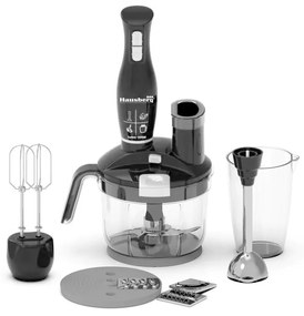 Blender 4 in 1 Hausberg HB-7710NG, capacitate bol 1.5 l, 1500 W, functie turbo, Negru