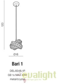 Pendul modern design elegant Bari 1