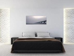 Tablou - Podul în ceață (120x50 cm)