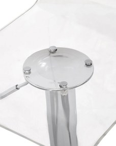 Set scaune tip bar 2buc. Bozen (transparent) (plastic alb). 1009972