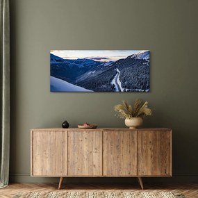Tablou - Pantă înzăpezită (120x50 cm)