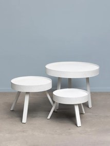Set 3 masute laterale din metal, Zahara