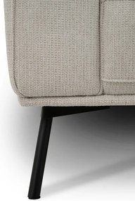 Colțar grej cu tapițerie din chenille (cu colț pe partea dreaptă/în formă de ”L”) Amsterdam – Scandic