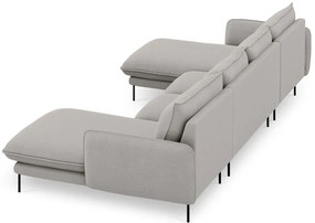 Canapea în formă de "U" Cosmopolitan Design Vienna, gri deschis