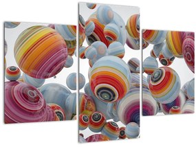 Tablou cu bile pictate (90x60 cm)