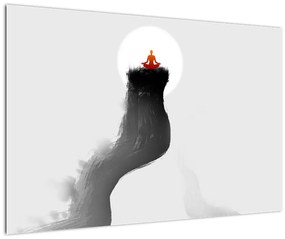 Tablou - Meditație în vârf (90x60 cm)