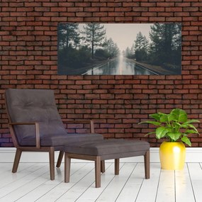 Tablou - Drum în ploaie (120x50 cm)