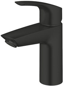 Baterie lavoar Grohe Eurosmart cu ventil click-clack, marime S, negru mat