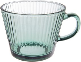 Cană verde din sticlă 430 ml Verde – Orion