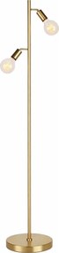 Lampă de podea LED 2xE27/7W/230V 2000K auriu
