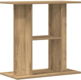 vidaXL Suport acvariu, stejar artizanal, 60x30x60 cm, lemn prelucrat