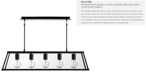 Lustra clasica design traditional Voyager 5L negru 4614-5BK SRT