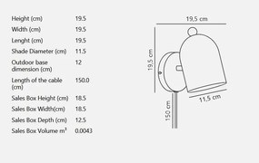 Aplica de perete camera copii design nordic Gaston roz