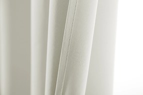 Draperie alb-crem OXFORD 140x250 cm Agatat: Inele metalice