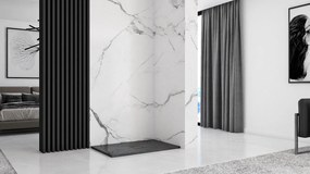 Cadita dus dreptunghiulara Rea Stone 80x100 negru