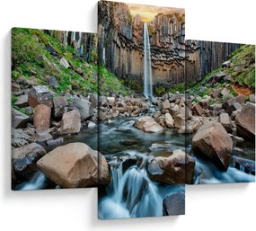 Tablou - Cascada Svartifoss, Islanda (90x60 cm)