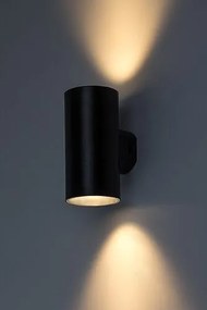 Aplica LED iluminat exterior ambiental, Protectie IP65 Urfa II negru